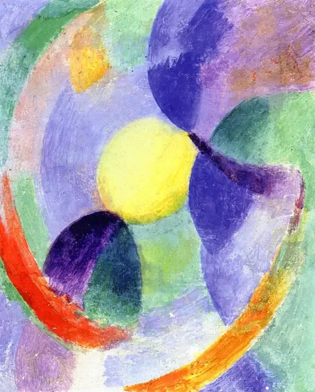 Cirkulära former, Måne nr 3 - Robert Delaunay