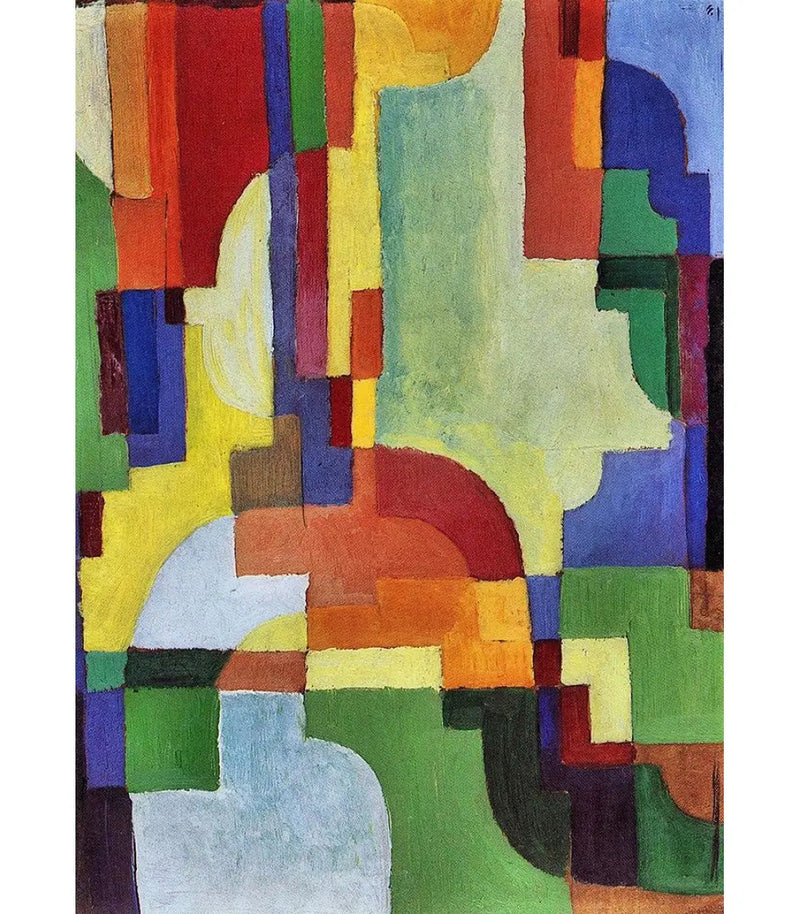 Färgernas former I - August Macke