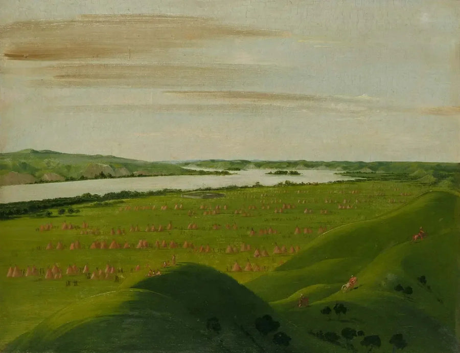 Fort Pierre, mynning av Teton-floden, 1200 mil ovanför Saint Louis - George Catlin