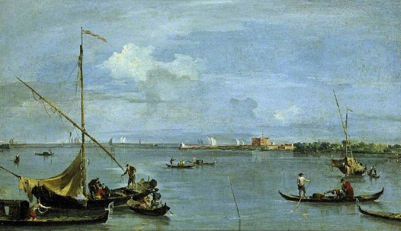 Forte S.Andrea Del Lido Venise - Francesco Guardi - Alpha Reproduction