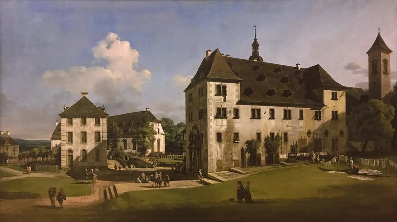 Königstein-fästningen - Canaletto
