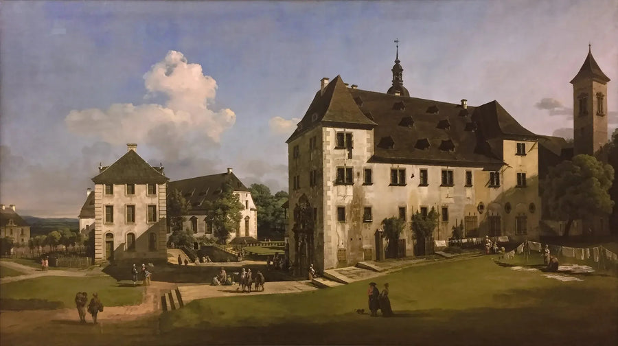 Königstein-fästningen - Canaletto