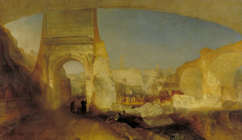 Forum Romanum, för Mr Soanes museum - J. M. W. Turner