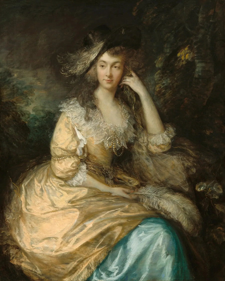 Frances Susanna, dam av Dunstanville - Thomas Gainsborough