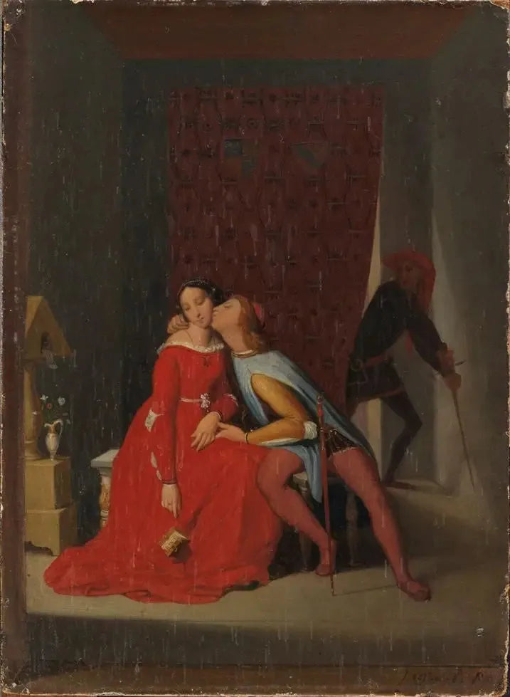 Francesca da Rimini och Paolo Malatesta - Jean-Auguste-Dominique Ingres