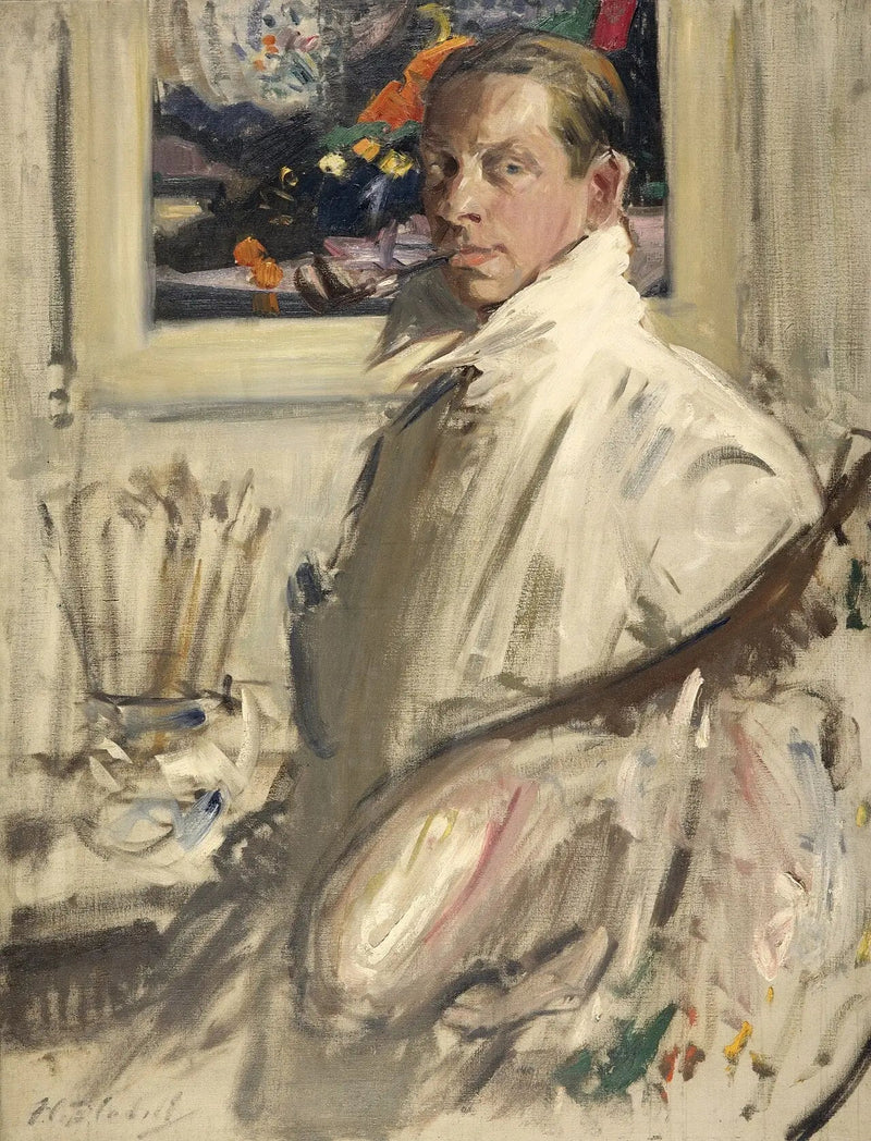 Francis Campbell Boileau Cadell, 1883 - 1937. Konstnär (Självporträtt) - Francis Cadell