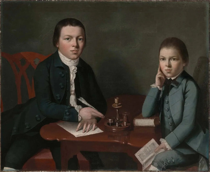 Francis Malbone och hans bror Saunders - Gilbert Stuart
