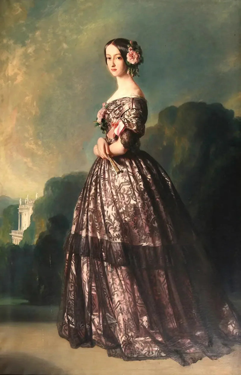 Françoise Caroline Jeanne Raphaëlle de Bourbon-Bragance, prinsessa av Brasilien, prinsessa av Joinville - Franz Xaver Winterhalter