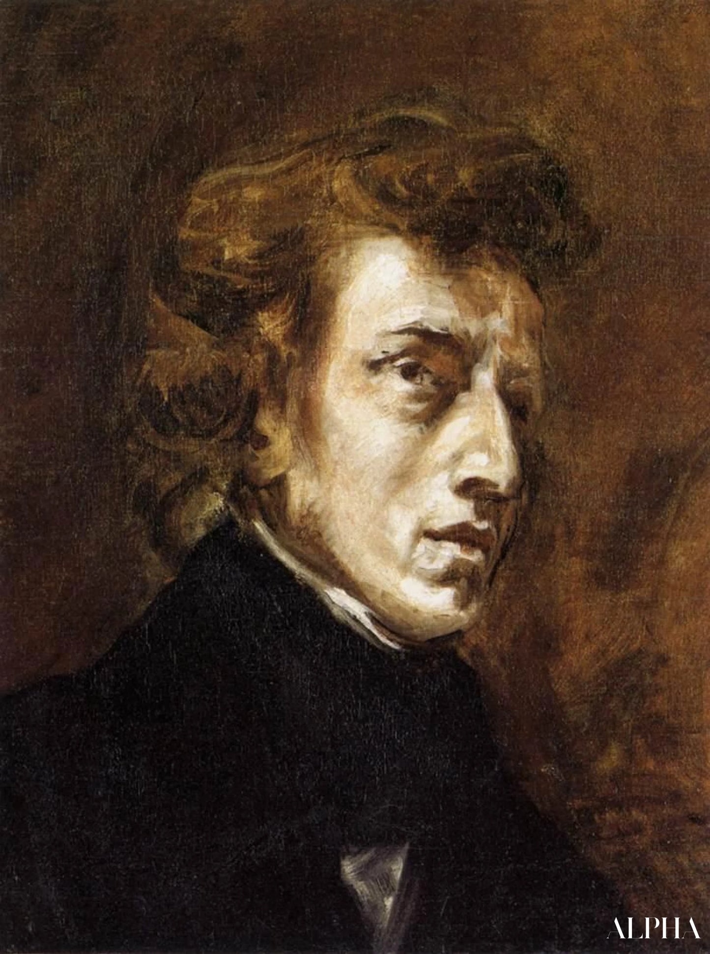 Frédéric Chopin - Eugène Delacroix - Reproductions de tableaux et peintures haut de gamme