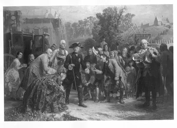Frédéric Th. stor som en byggnad - mästare - Adolph von Menzel