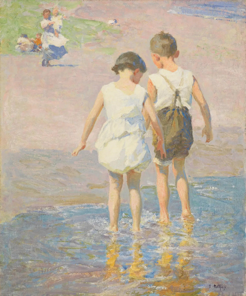 Broder och syster - Edward Henry Potthast