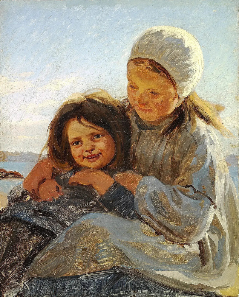 Syskon. - Peder Severin Krøyer