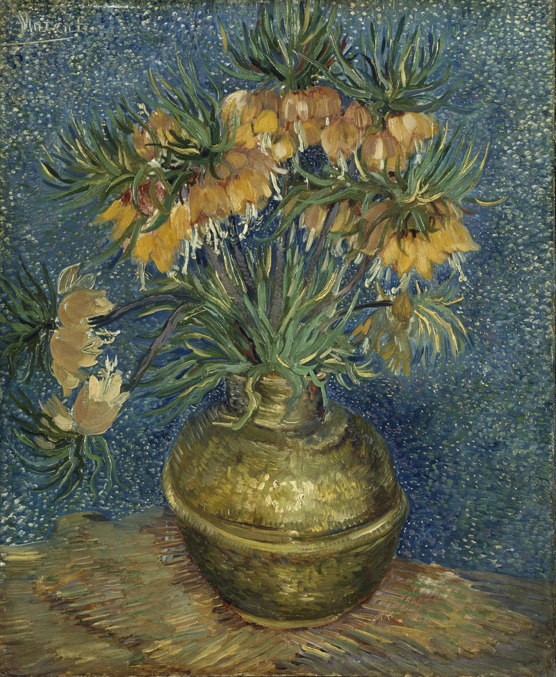 Kronklockor i en kopparvas - Vincent van Gogh