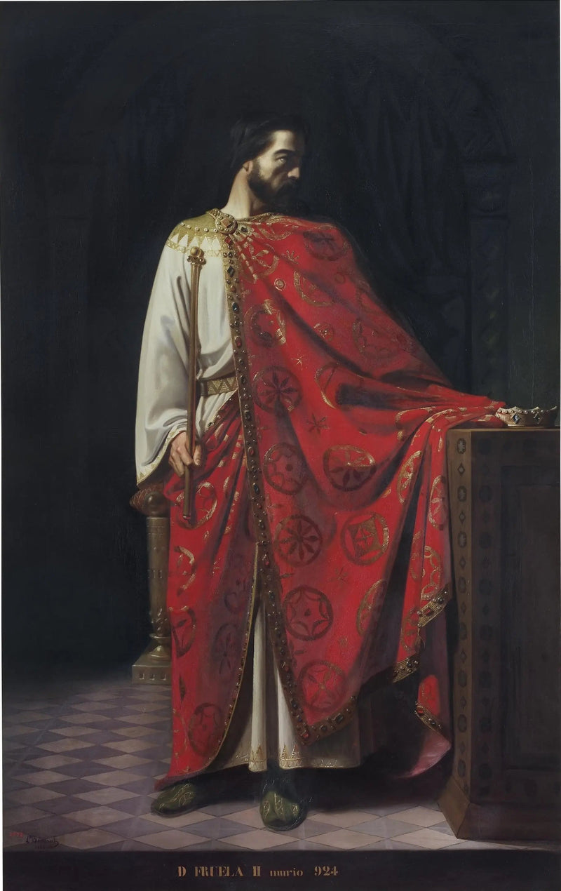 Fruela II av Asturien (kung av Asturien från 910 till 925) - Léon Bonnat
