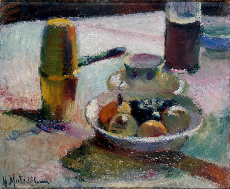 Frukter och kaffekanna - Henri Matisse