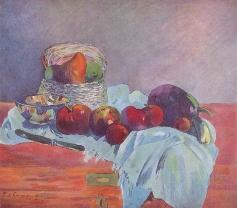 Frukter och kniv - Paul Gauguin