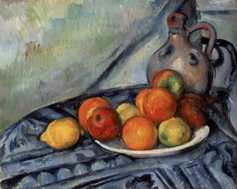 Frukter och kanna - Paul Cézanne