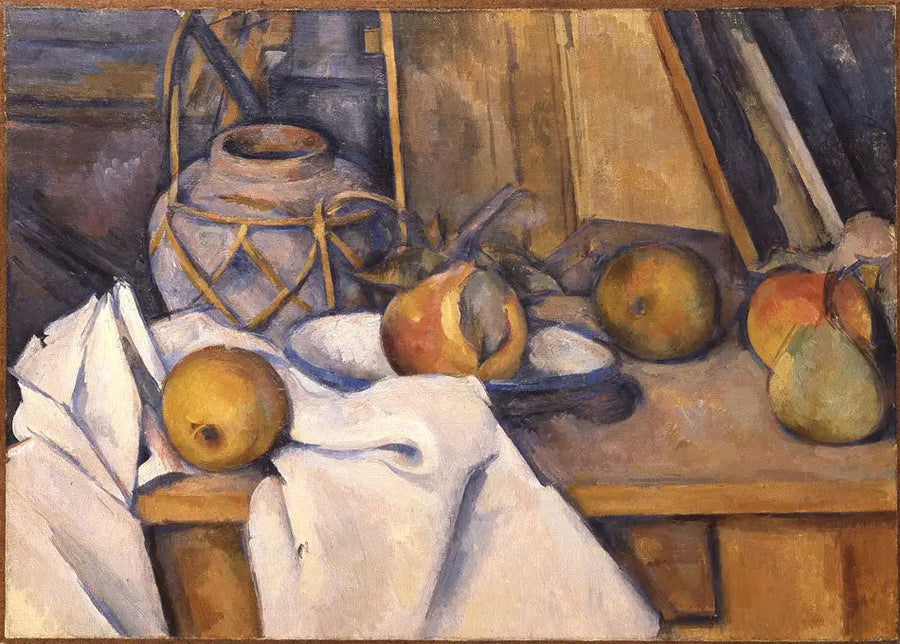 Frukter och ingefärskruka - Paul Cézanne
