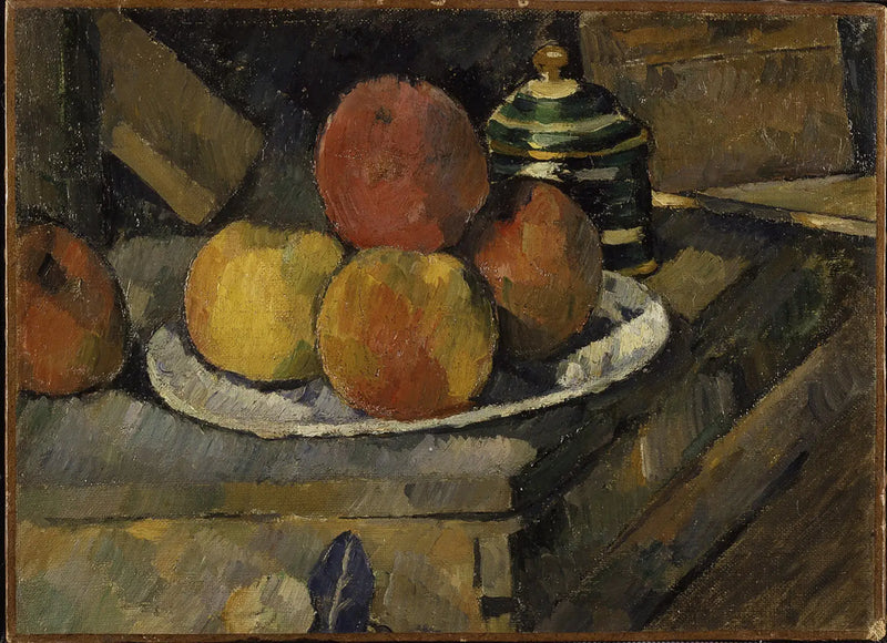 Frukter och sockerlåda - Paul Cézanne
