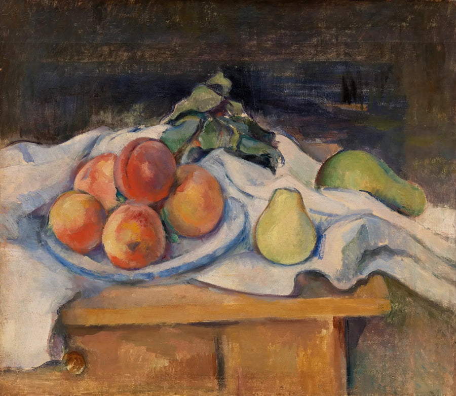 Frukter på bordet - Paul Cézanne