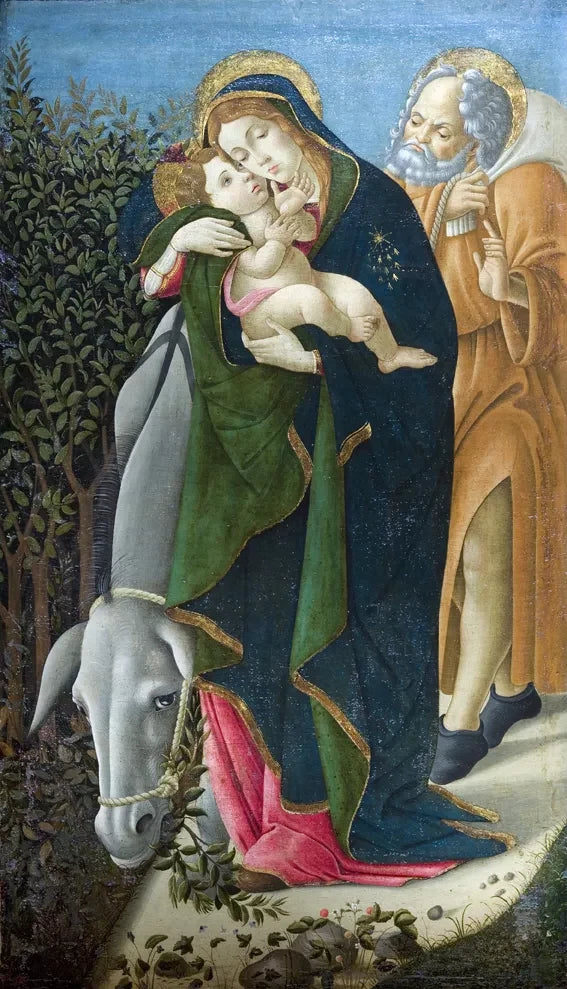 Flykten till Egypten - Sandro Botticelli