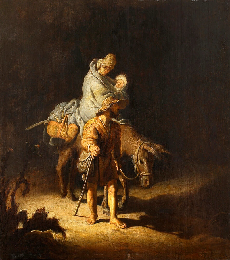 Flykten till Egypten - Rembrandt