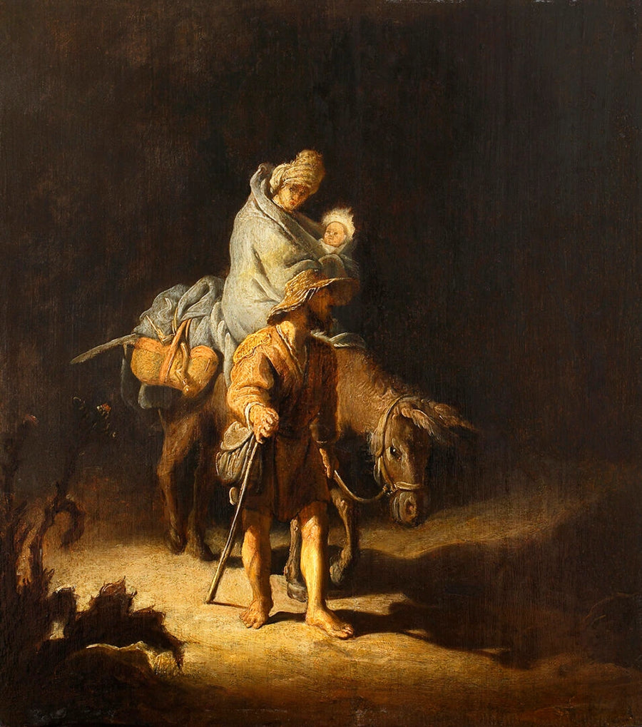 Flykten till Egypten - Rembrandt