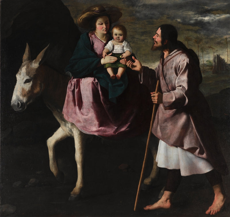 Flykt till Egypten - Francisco de Zurbarán