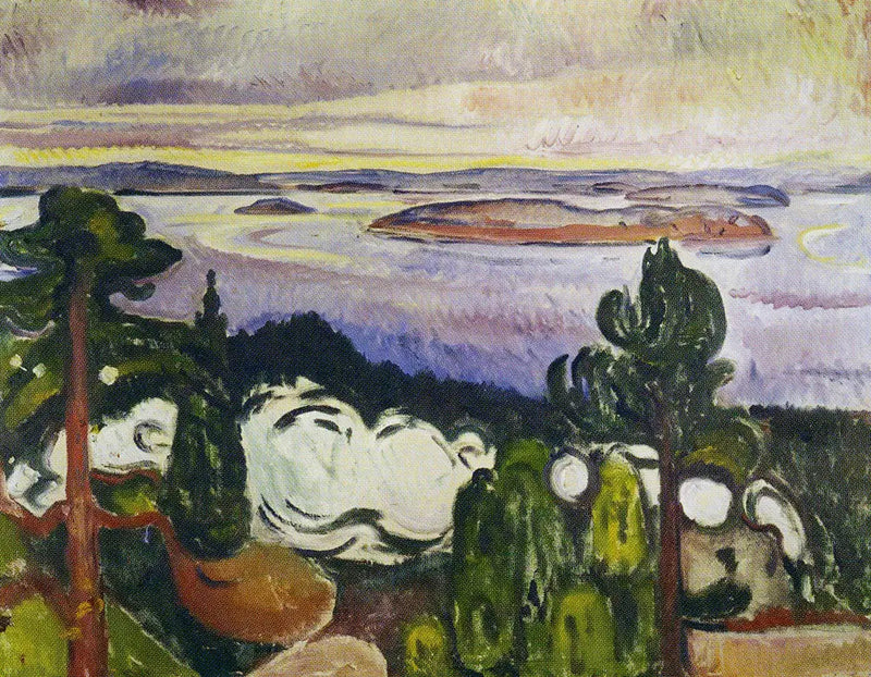Tågrök - Edvard Munch