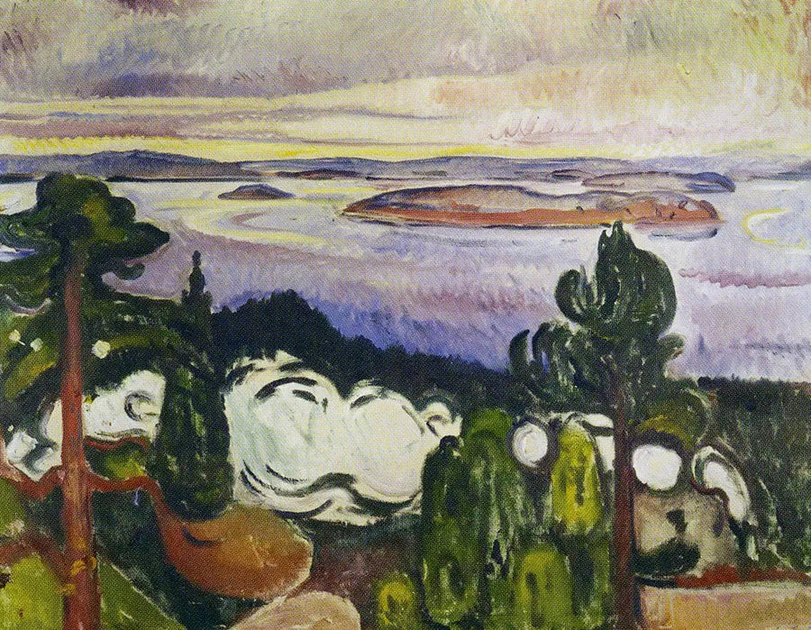 Tågrök - Edvard Munch
