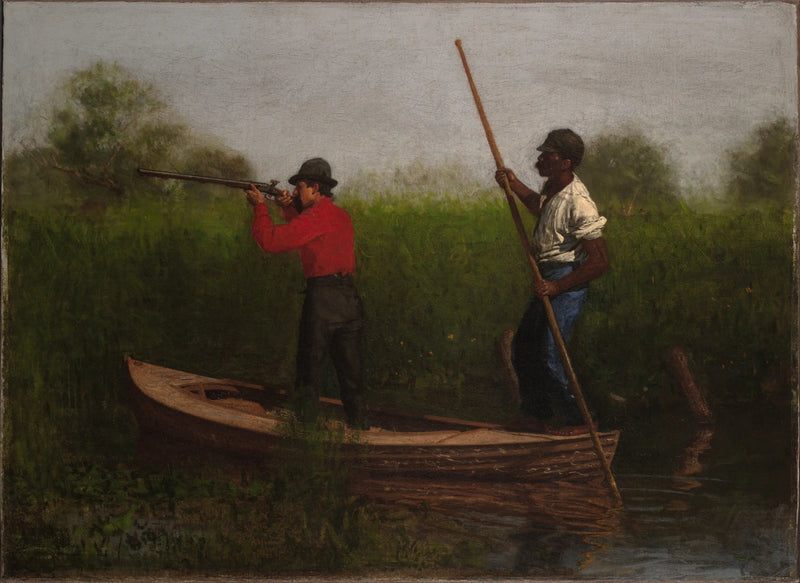 Skjutning längs Delaware järnväg - Thomas Eakins