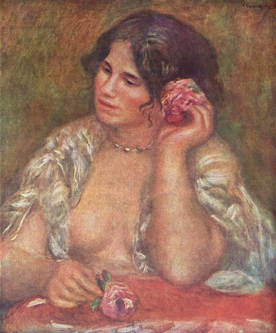 Gabrielle med rosen - Pierre-Auguste Renoir