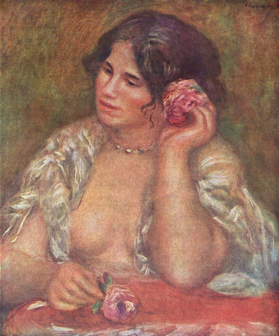 Gabrielle med rosen - Pierre-Auguste Renoir
