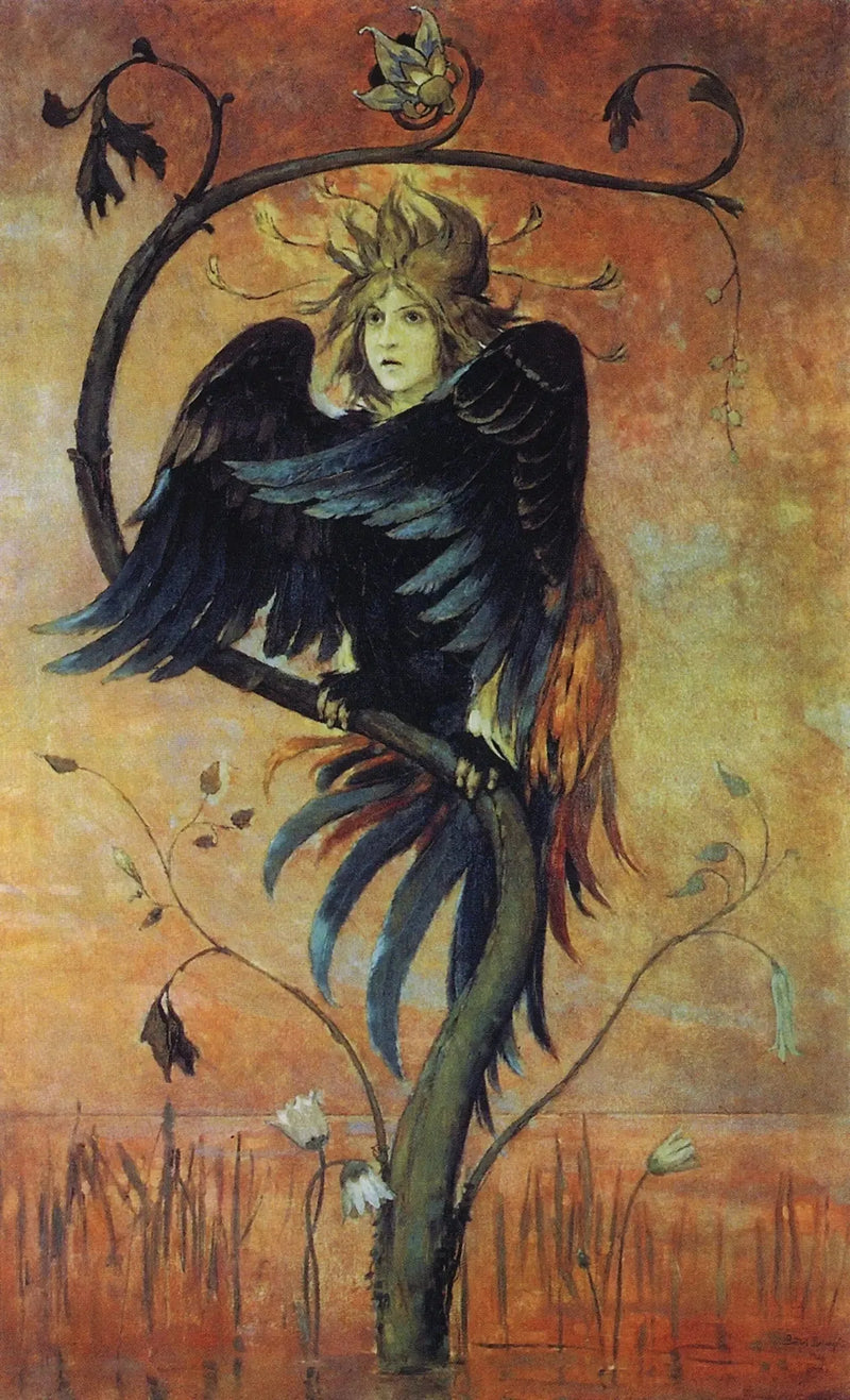 Gamaun, den profetiska fågeln - Viktor Vasnetsov