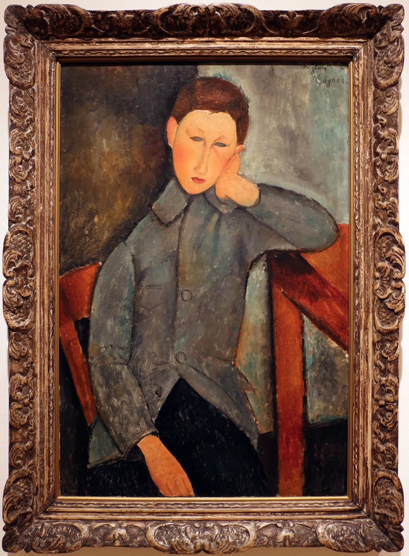 Pojke i blå jacka - Amedeo Modigliani