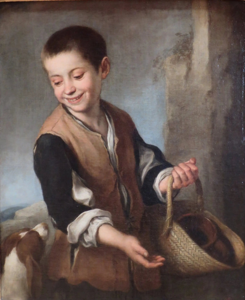 Pojke med hund - Bartolomé Esteban Murillo