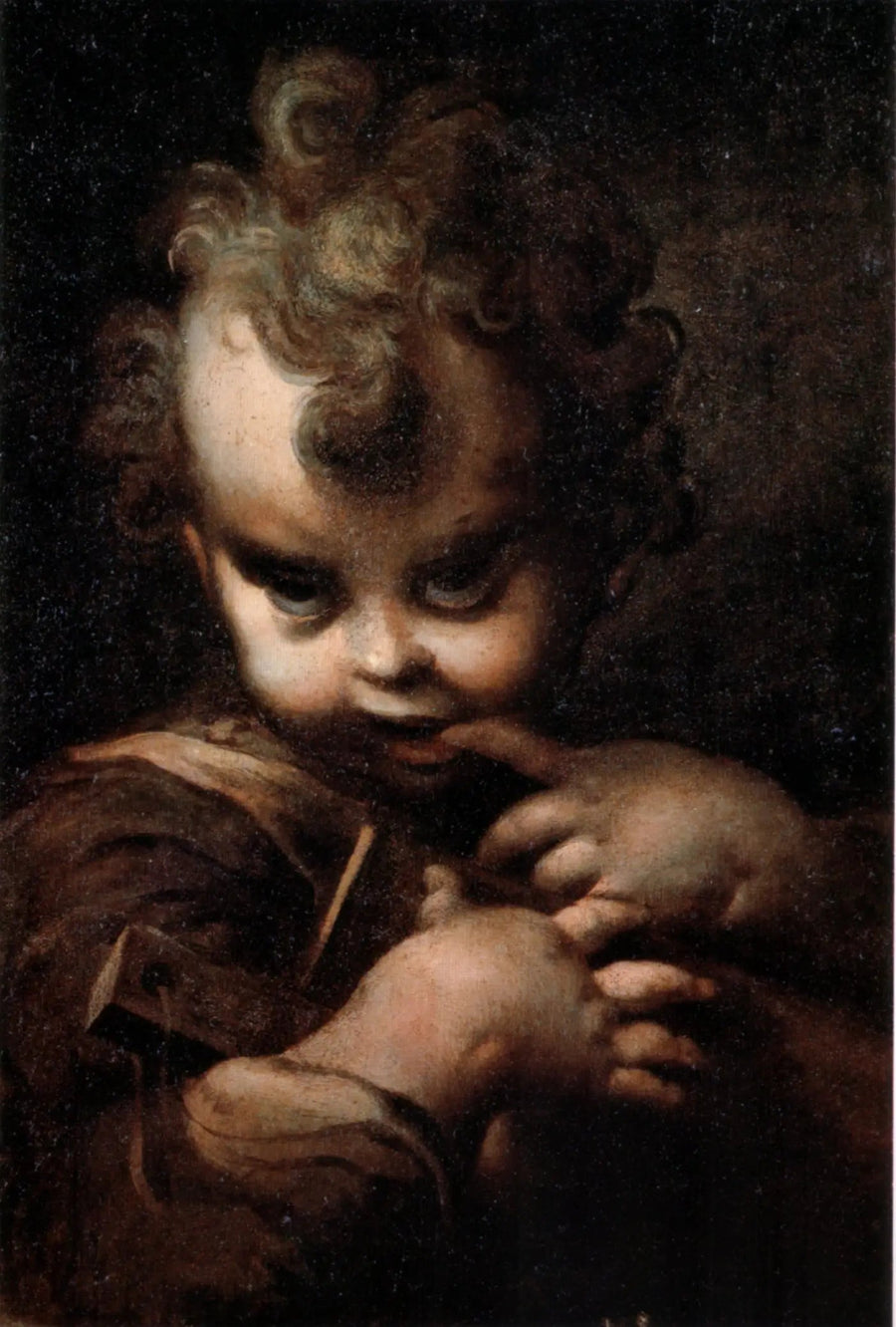 Pojke med ett finger i munnen - Parmigianino