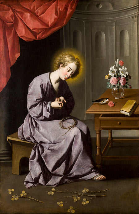 Pojke med en tagg - Francisco de Zurbarán