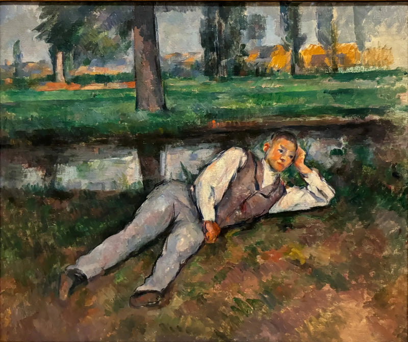 Liggande pojke - Paul Cézanne