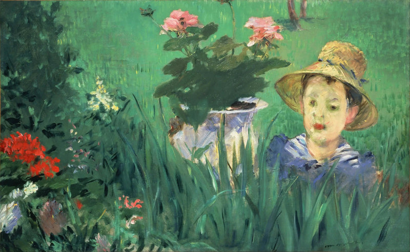 Pojke i blommorna (Jacques Hoschedé) - Édouard Manet
