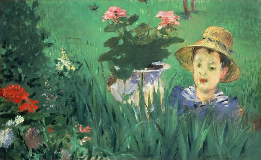 Pojke i blommorna (Jacques Hoschedé) - Édouard Manet
