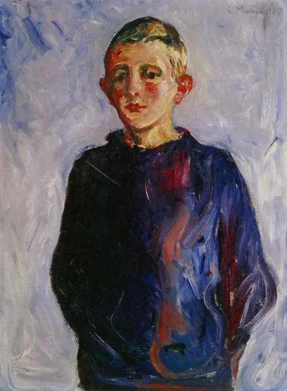 Pojke från Warnemünde - Edvard Munch