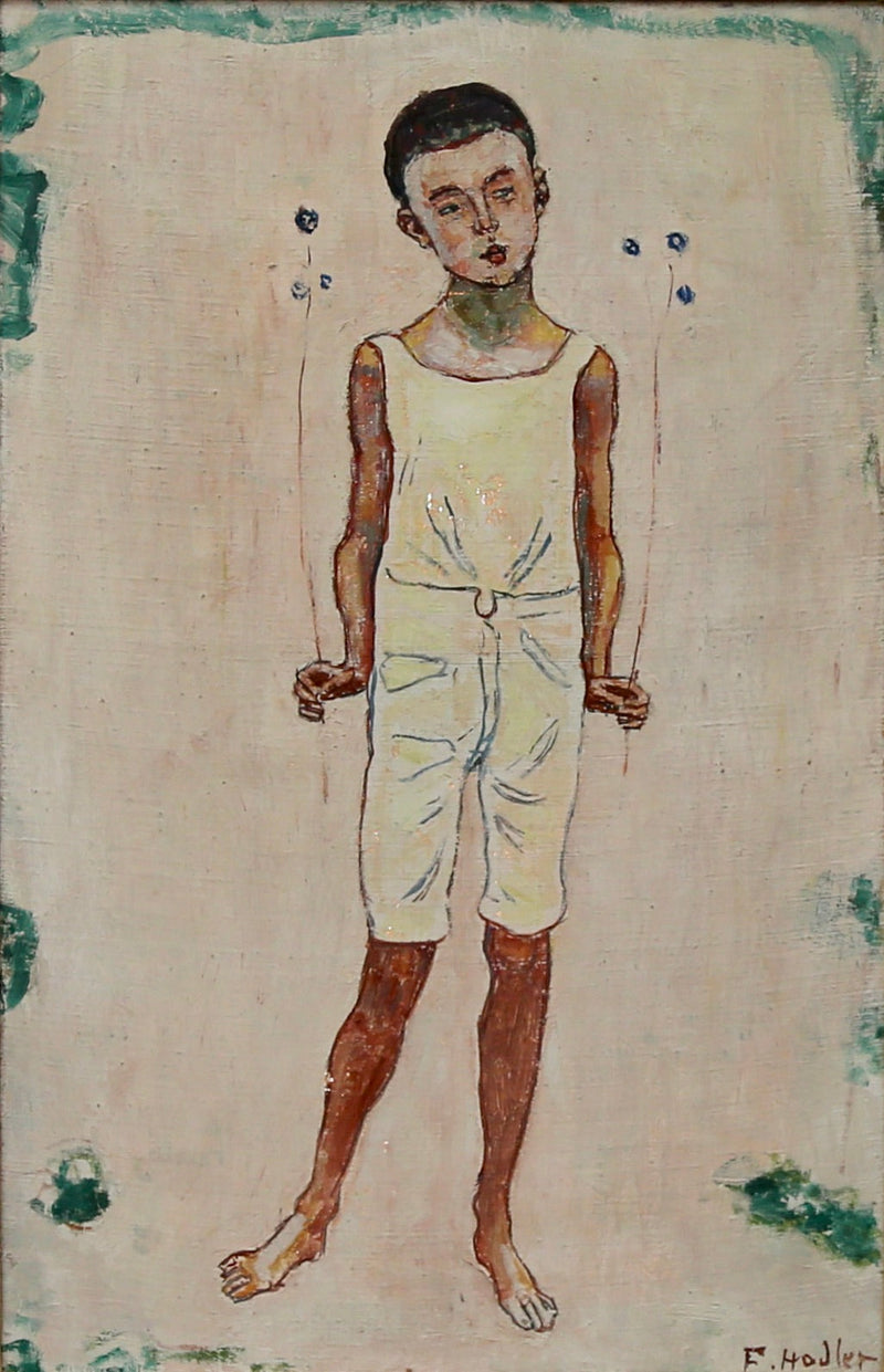Flicka förtjust - Ferdinand Hodler