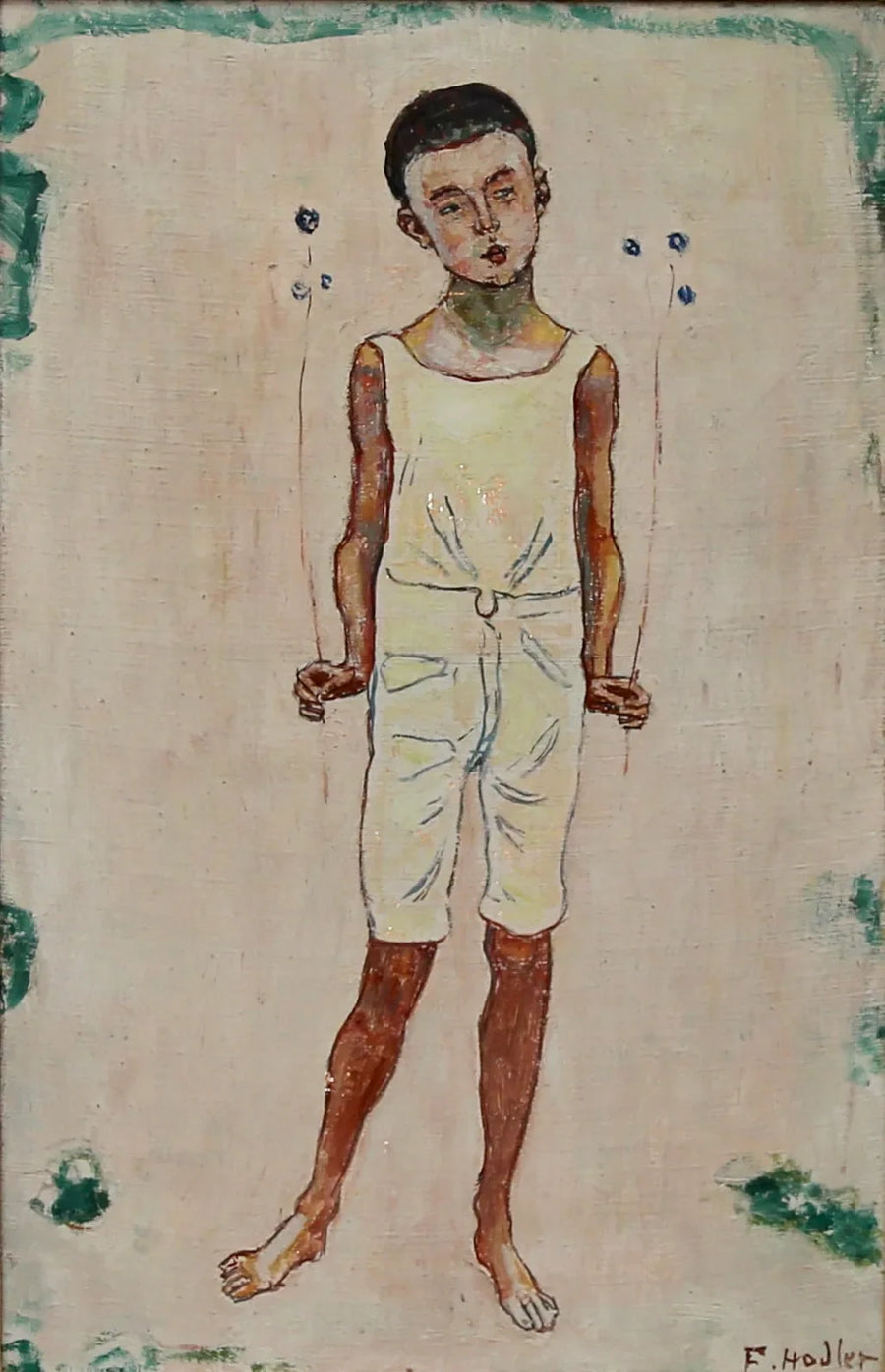 Flicka förtjust - Ferdinand Hodler
