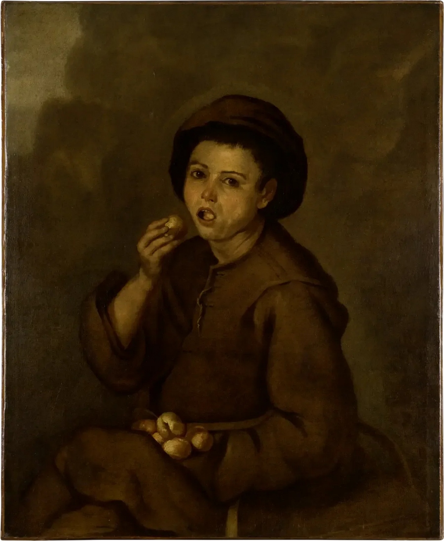 Pojke som äter persikor - Bartolomé Esteban Murillo