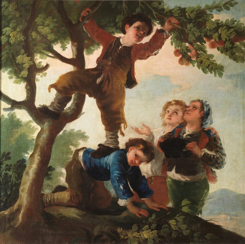 Pojkar som plockar frukter - Francisco de Goya
