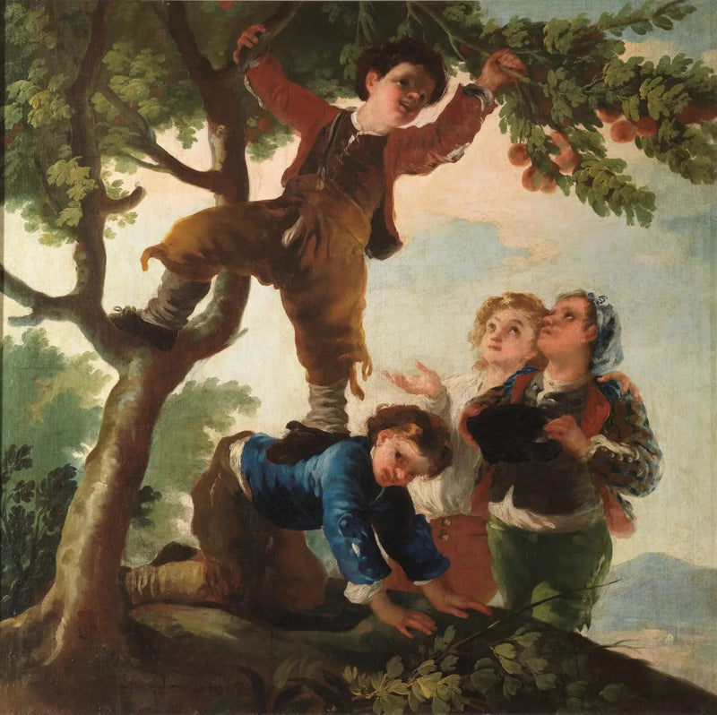 Pojkar som plockar frukter - Francisco de Goya