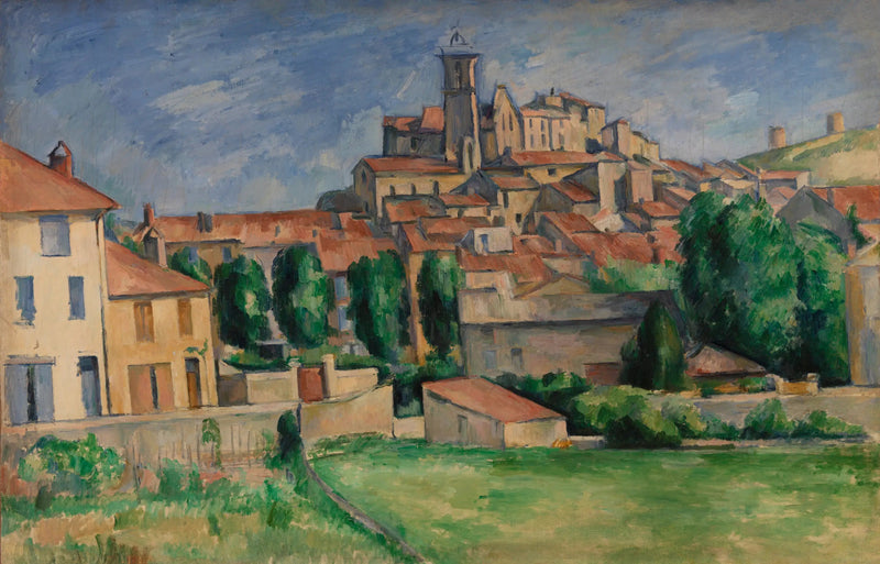 Gardanne (horisontell vy). - Paul Cézanne