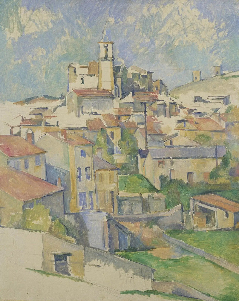 Gardanne (vertikal vy) - Paul Cézanne
