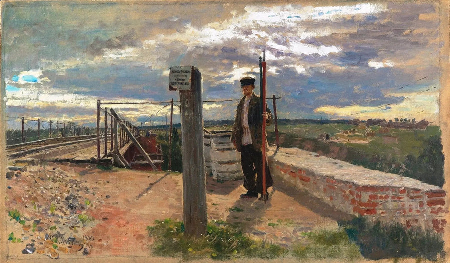 Järnvägsgata. Khotkovo - Ilya Repin